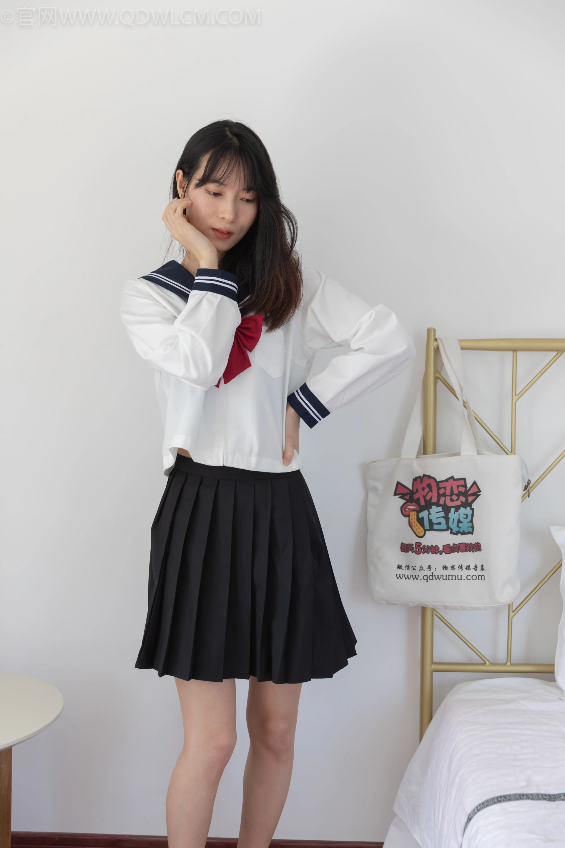 物恋传媒 NO.1145 猫儿-JK混搭风 3